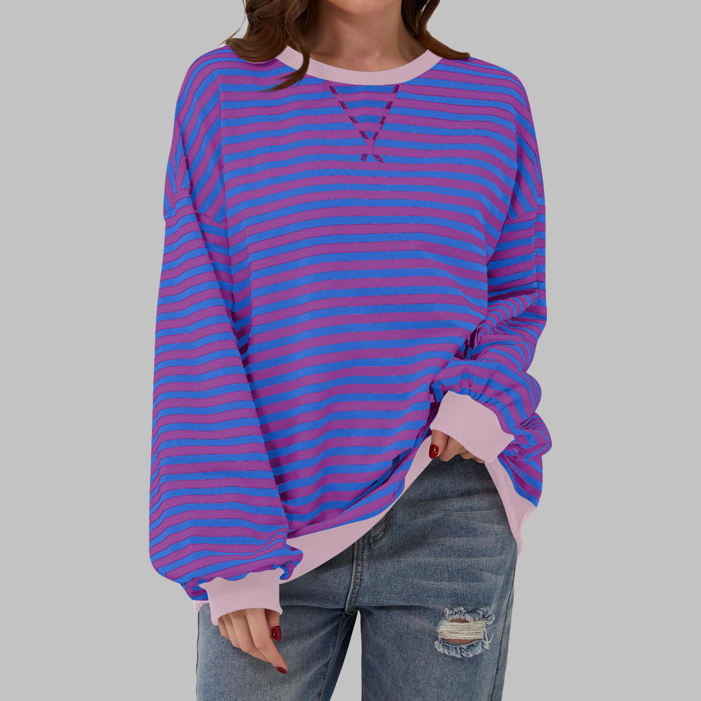 Mila Striped Sweatshirt