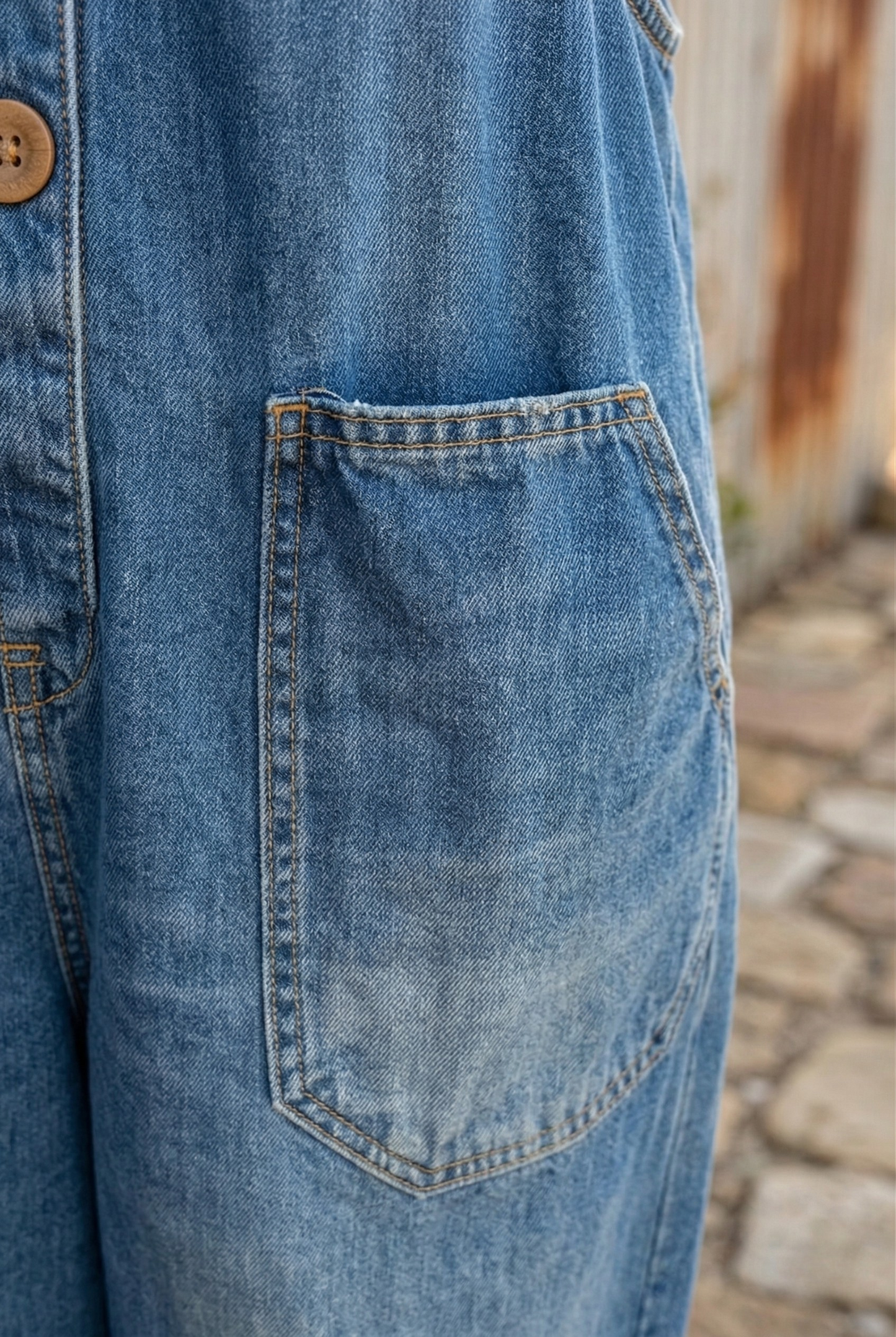 Freja Denim Overall