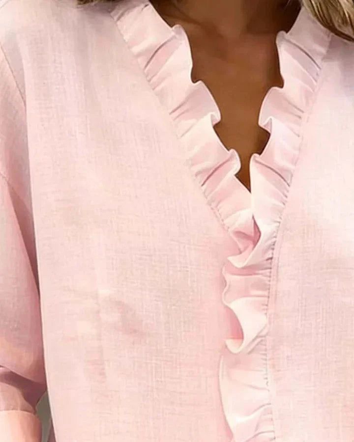 Elowyn Ruffle Blouse