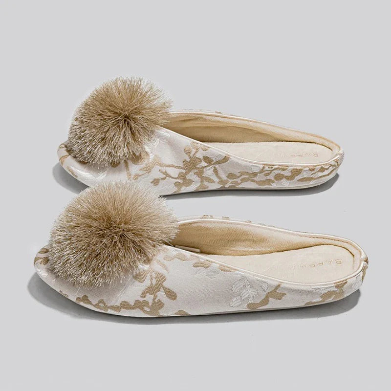 Isla Embroidered Slippers