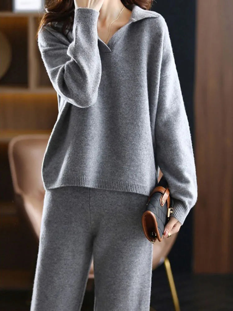 Lucia Knit Polo Set