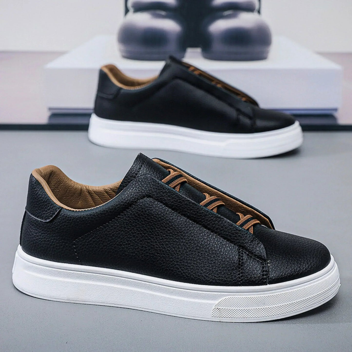 Evan Leather Trainers