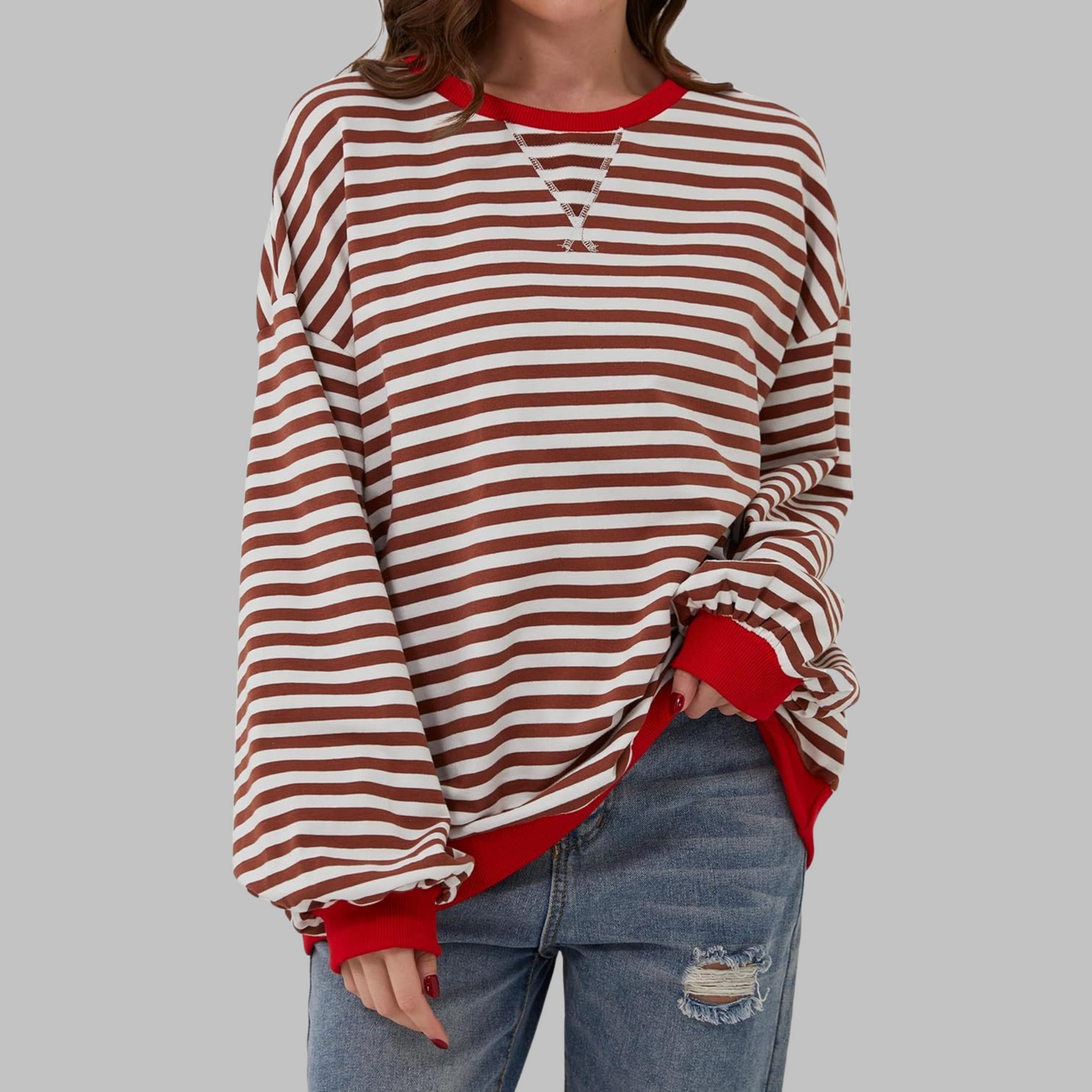 Mila Striped Sweatshirt