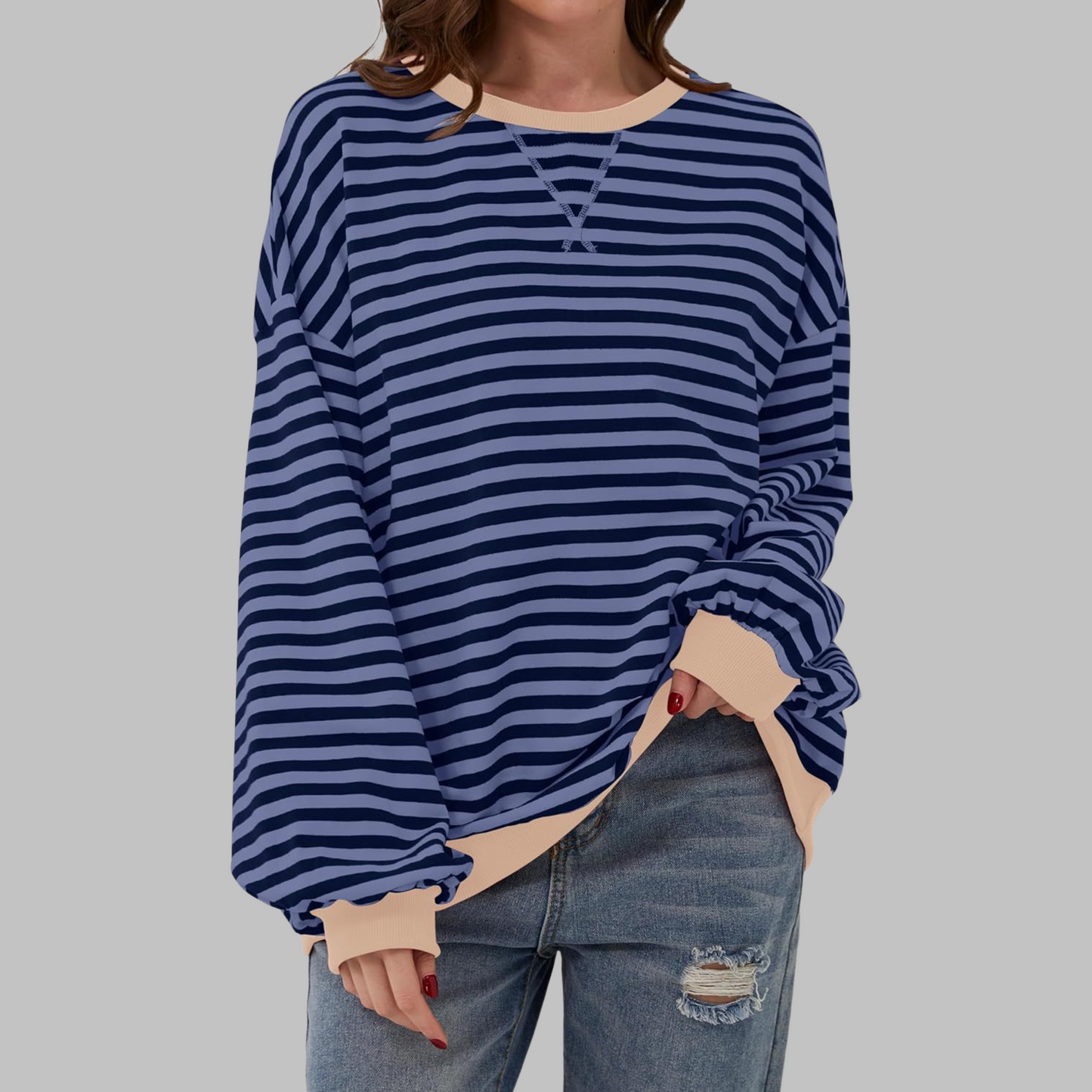 Mila Striped Sweatshirt
