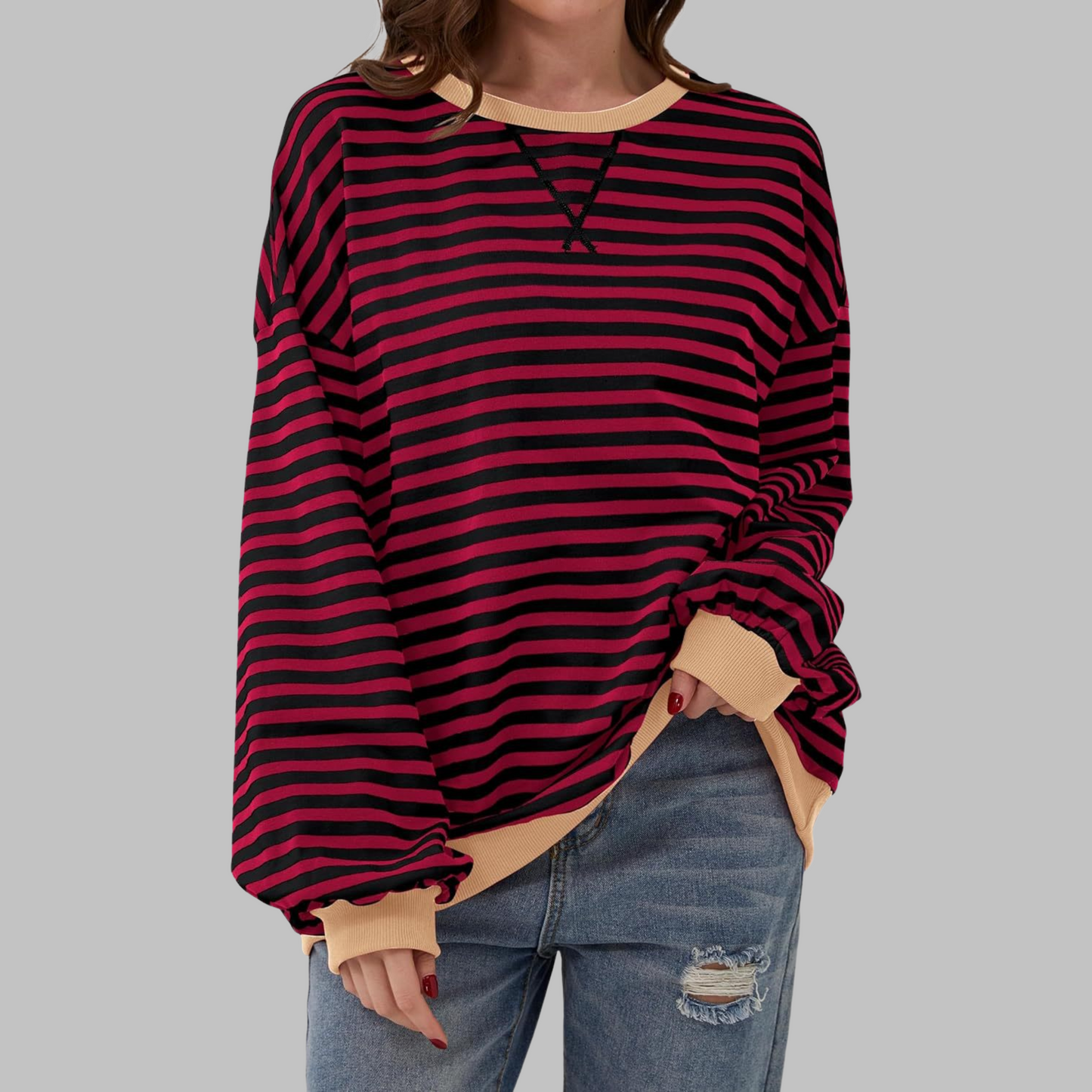 Mila Striped Sweatshirt