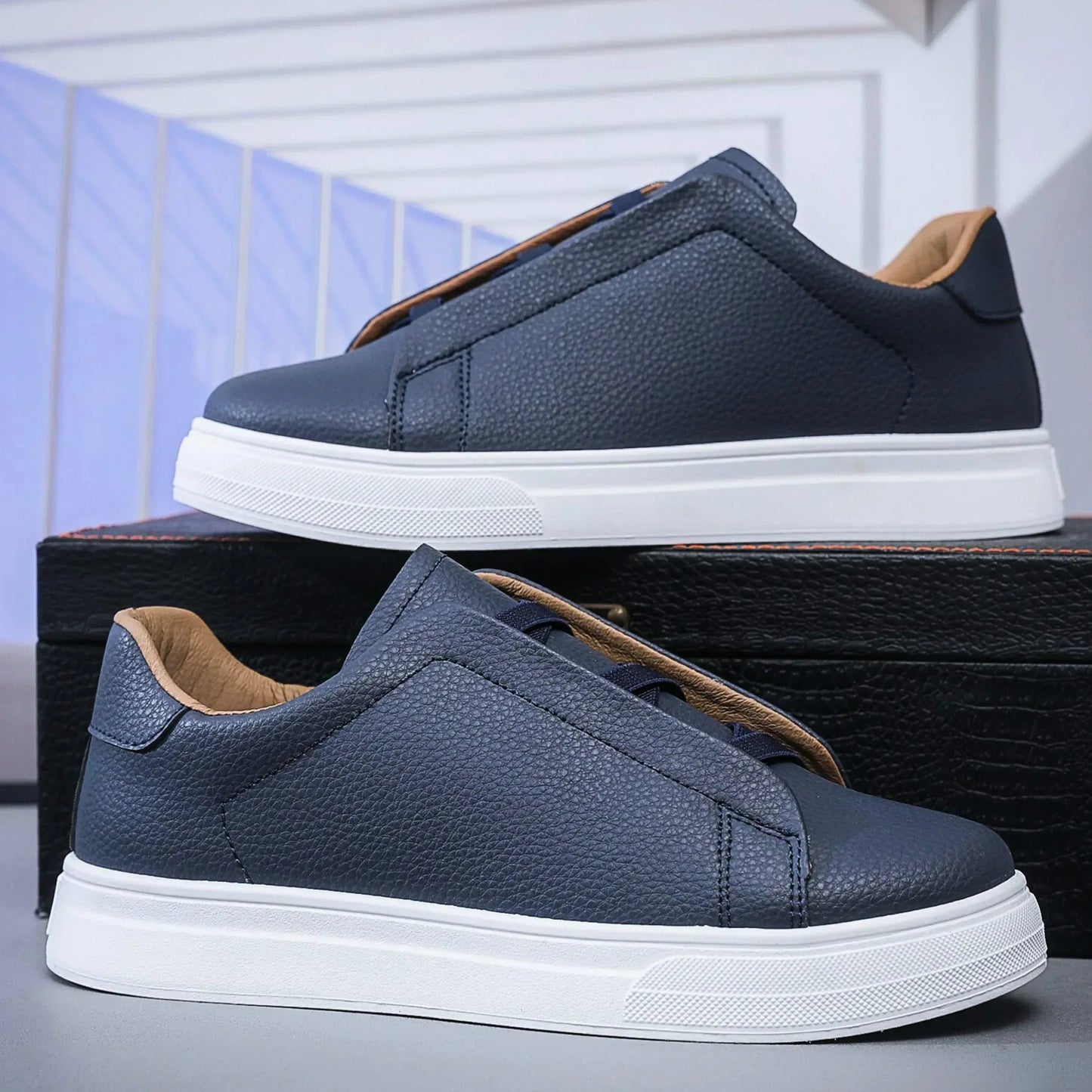 Evan Leather Trainers