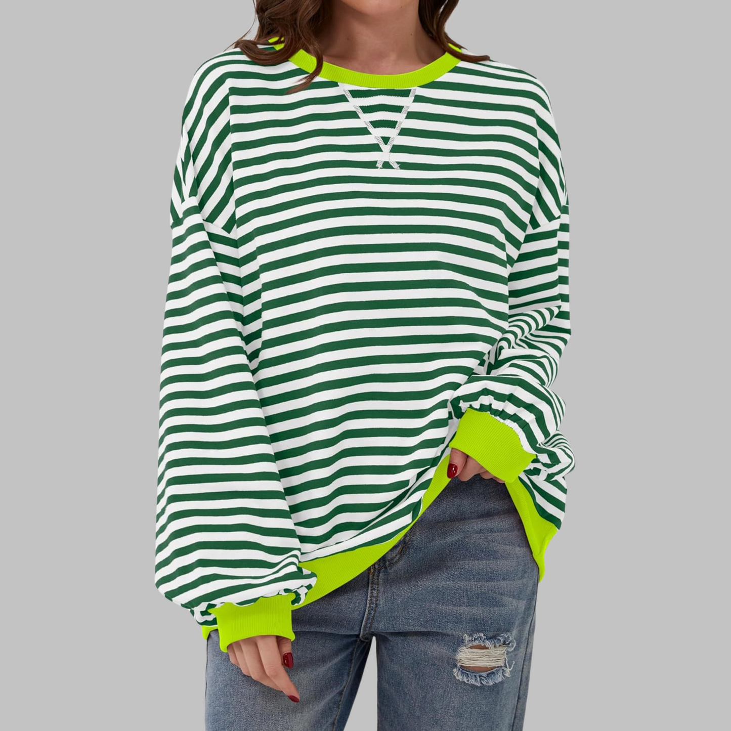 Mila Striped Sweatshirt