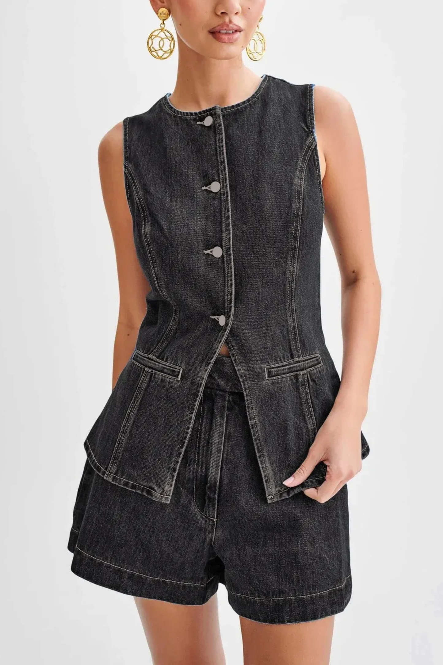 Amelia Denim Set