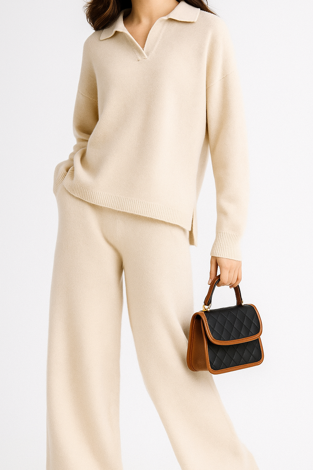 Lucia Knit Polo Set
