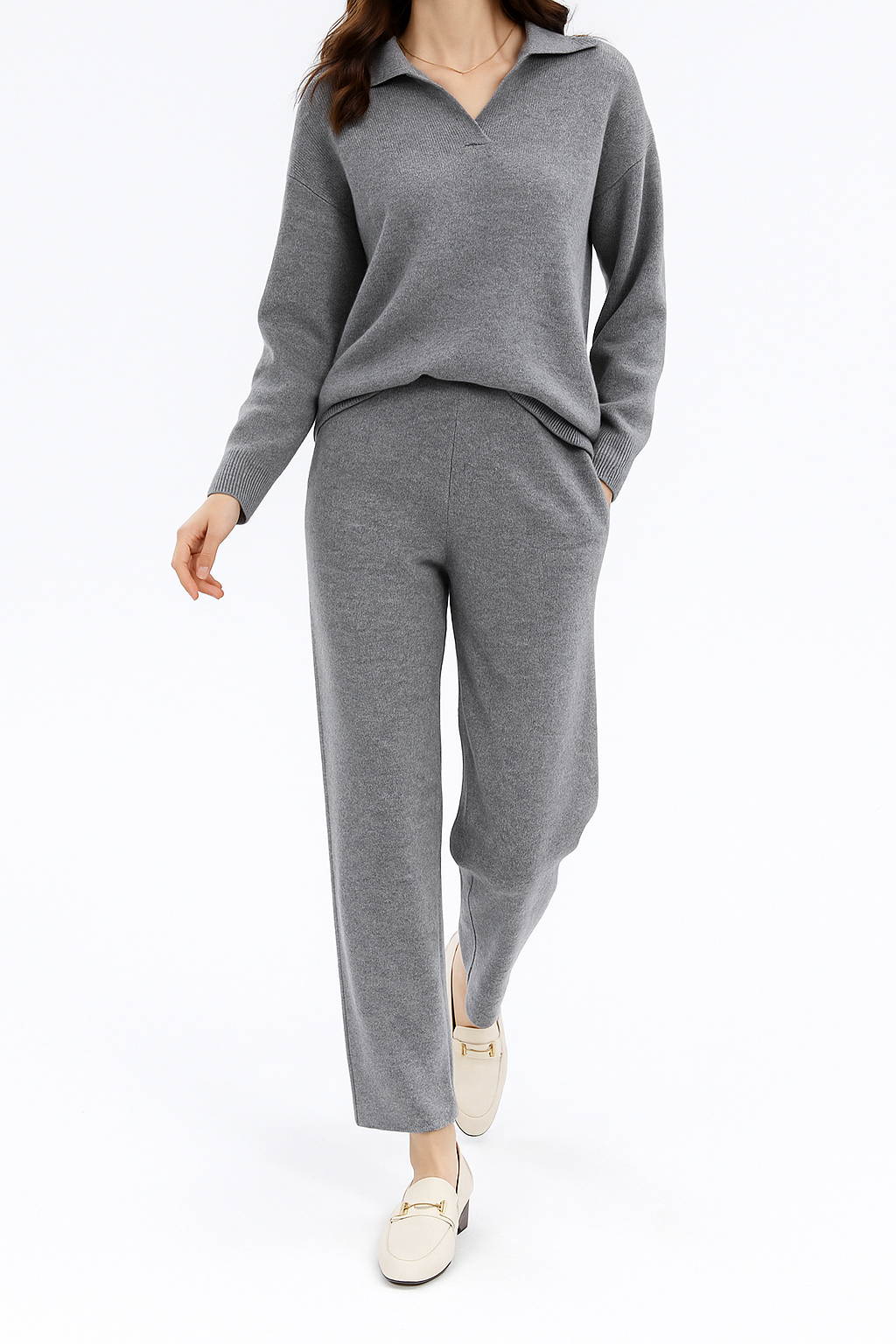 Lucia Knit Polo Set