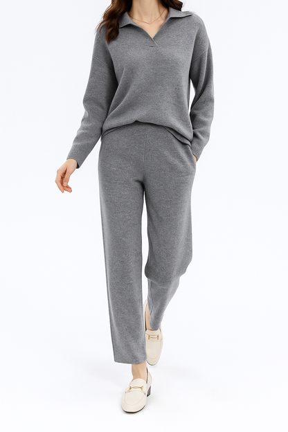 Lucia Knit Polo Set