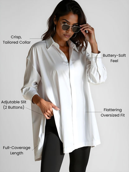 Lila Oversized Shirt