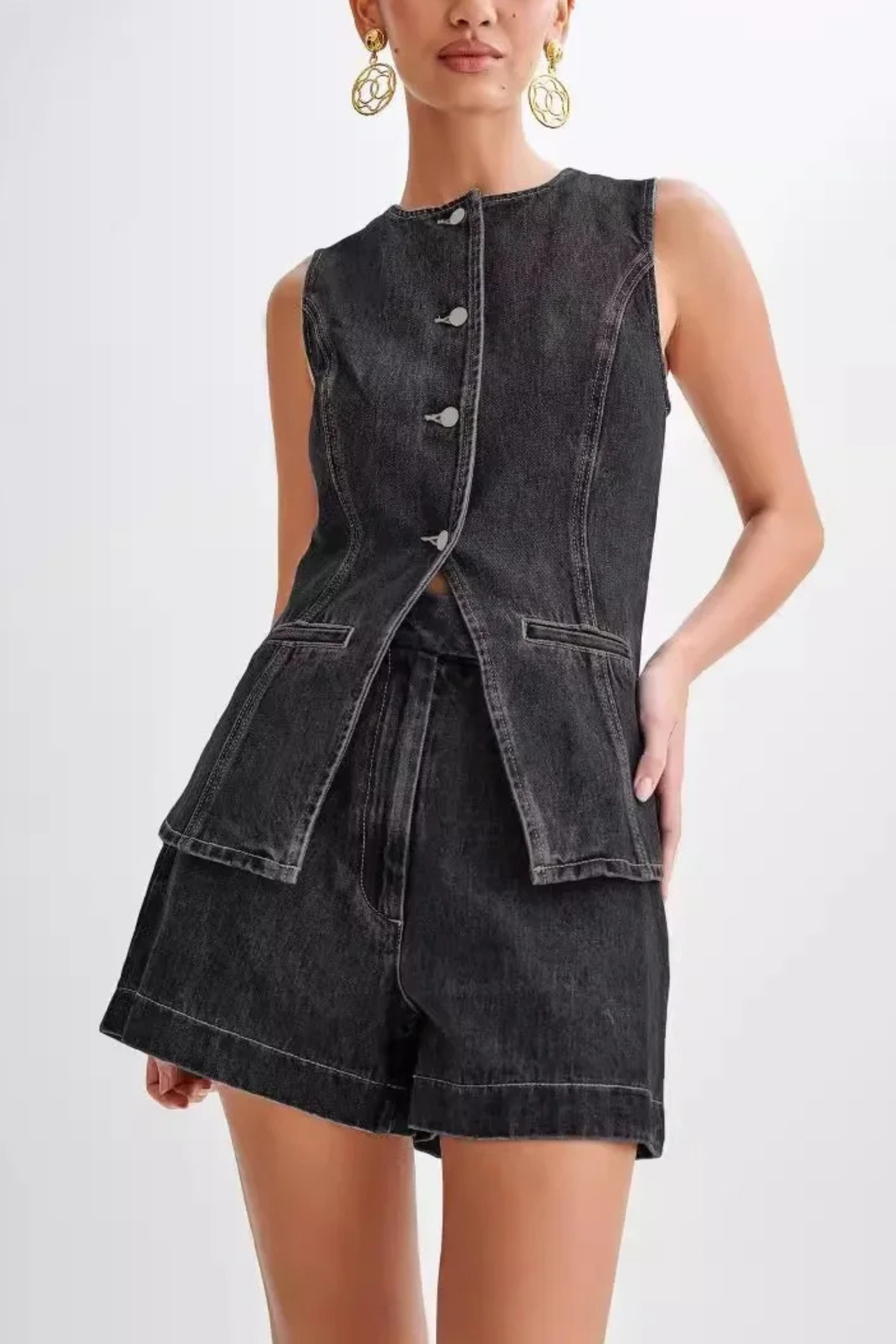 Amelia Denim Set