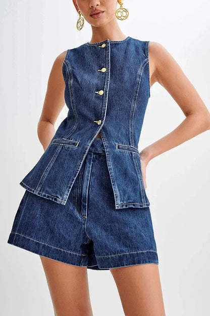 Amelia Denim Set