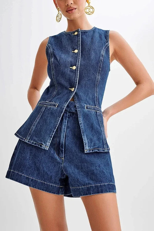 Amelia Denim Set