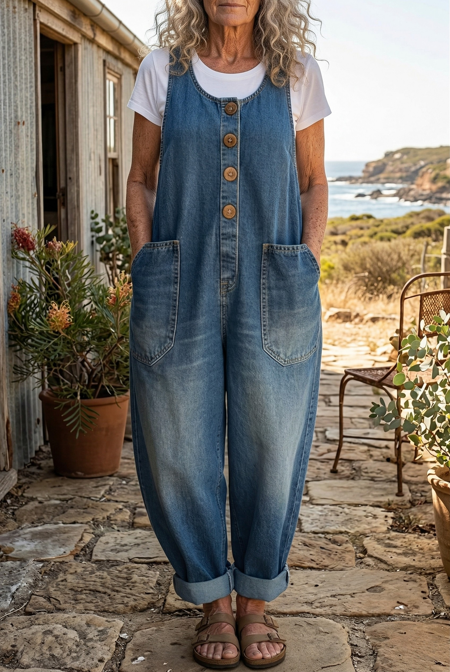 Freja Denim Overall