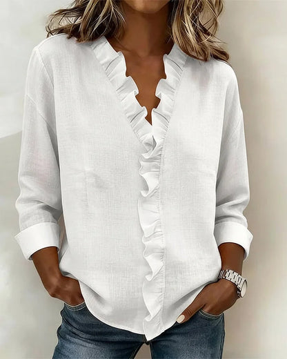 Elowyn Ruffle Blouse