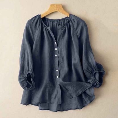 Iris Linen Blouse