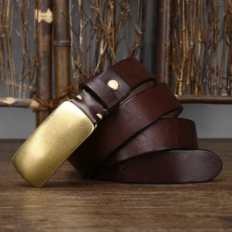 Harrison Brass Buckle Belt