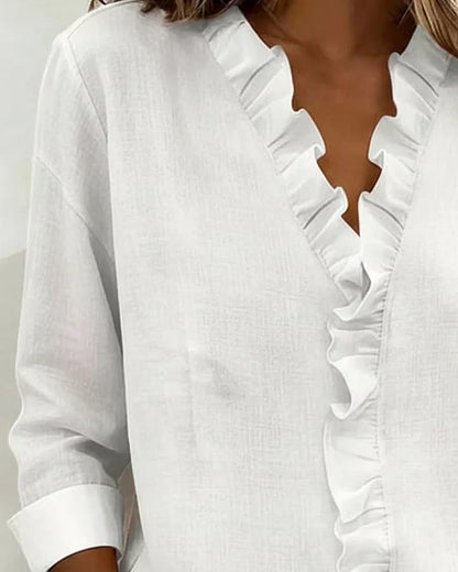 Elowyn Ruffle Blouse