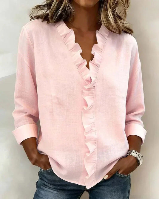 Elowyn Ruffle Blouse