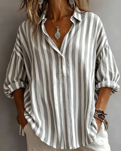 Claudia Striped Blouse