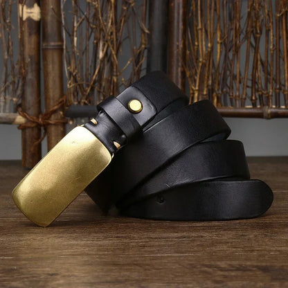 Harrison Brass Buckle Belt