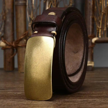 Harrison Brass Buckle Belt