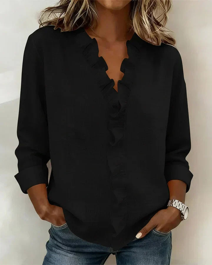 Elowyn Ruffle Blouse