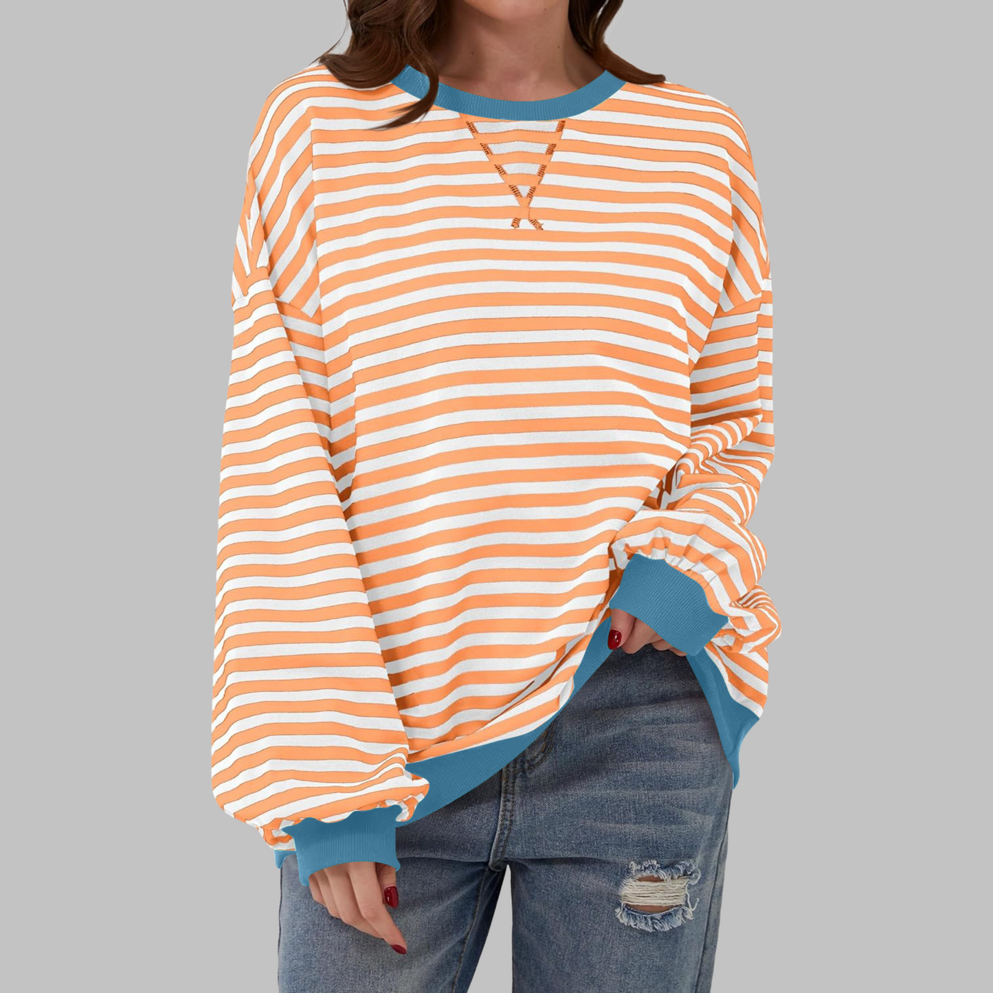 Mila Striped Sweatshirt