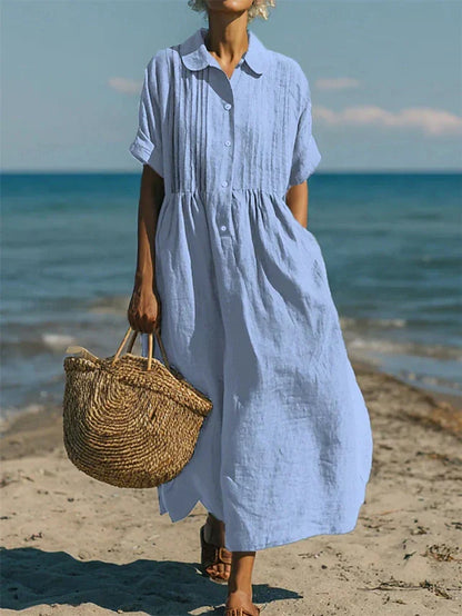 Elise Cotton Shirt Dress