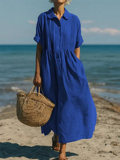 Elise Cotton Shirt Dress