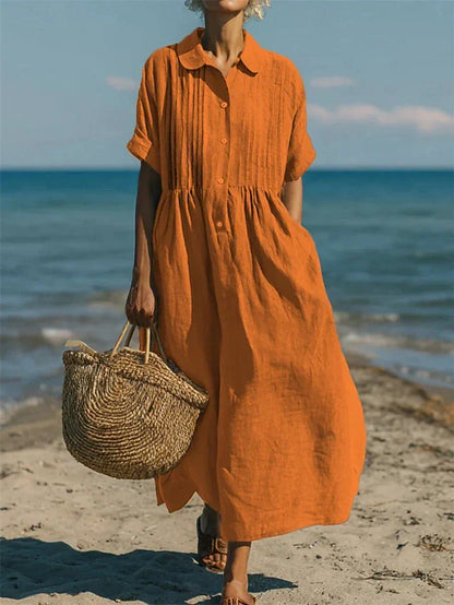 Elise Cotton Shirt Dress