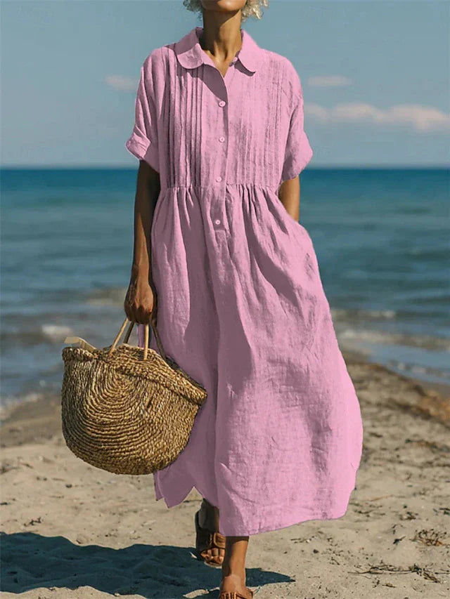 Elise Cotton Shirt Dress