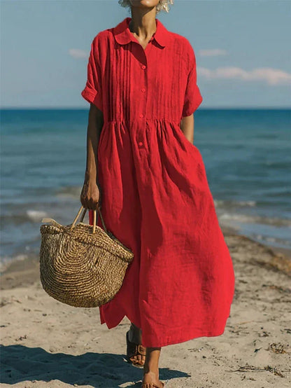 Elise Cotton Shirt Dress