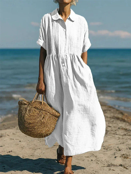Elise Cotton Shirt Dress