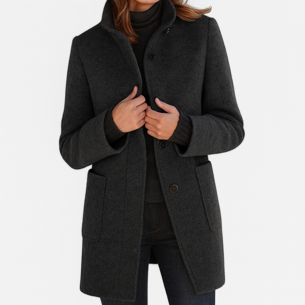 Beatrice Button Coat