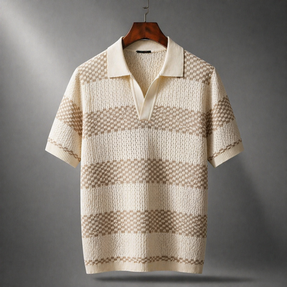 Lucaro Vintage Knit Polo