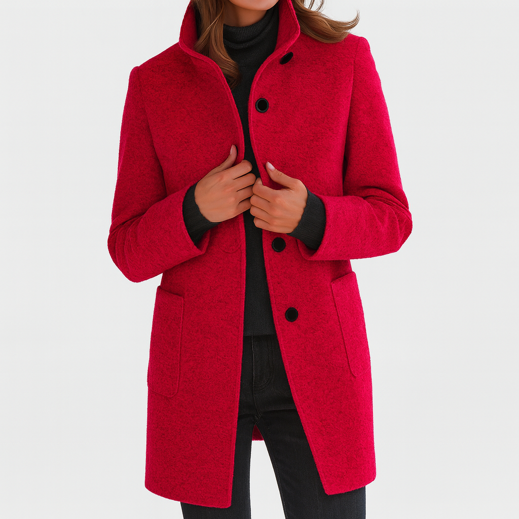 Beatrice Button Coat