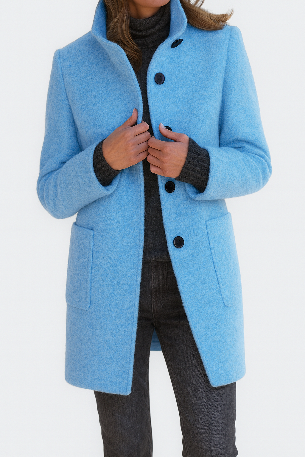 Beatrice Button Coat