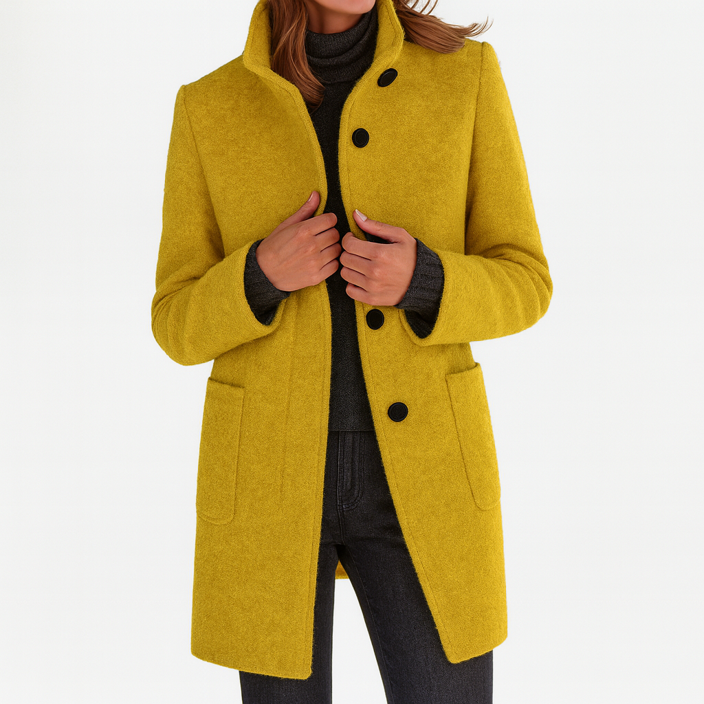 Beatrice Button Coat