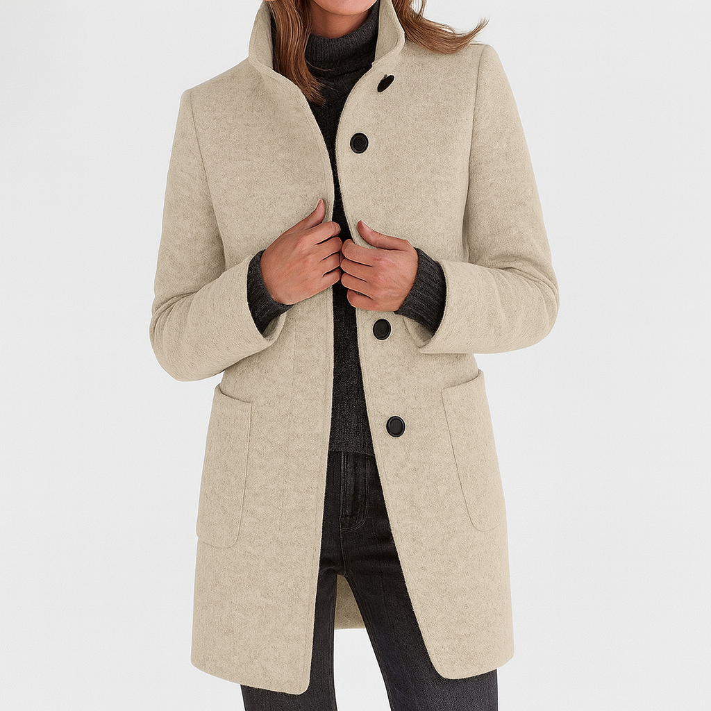Beatrice Button Coat