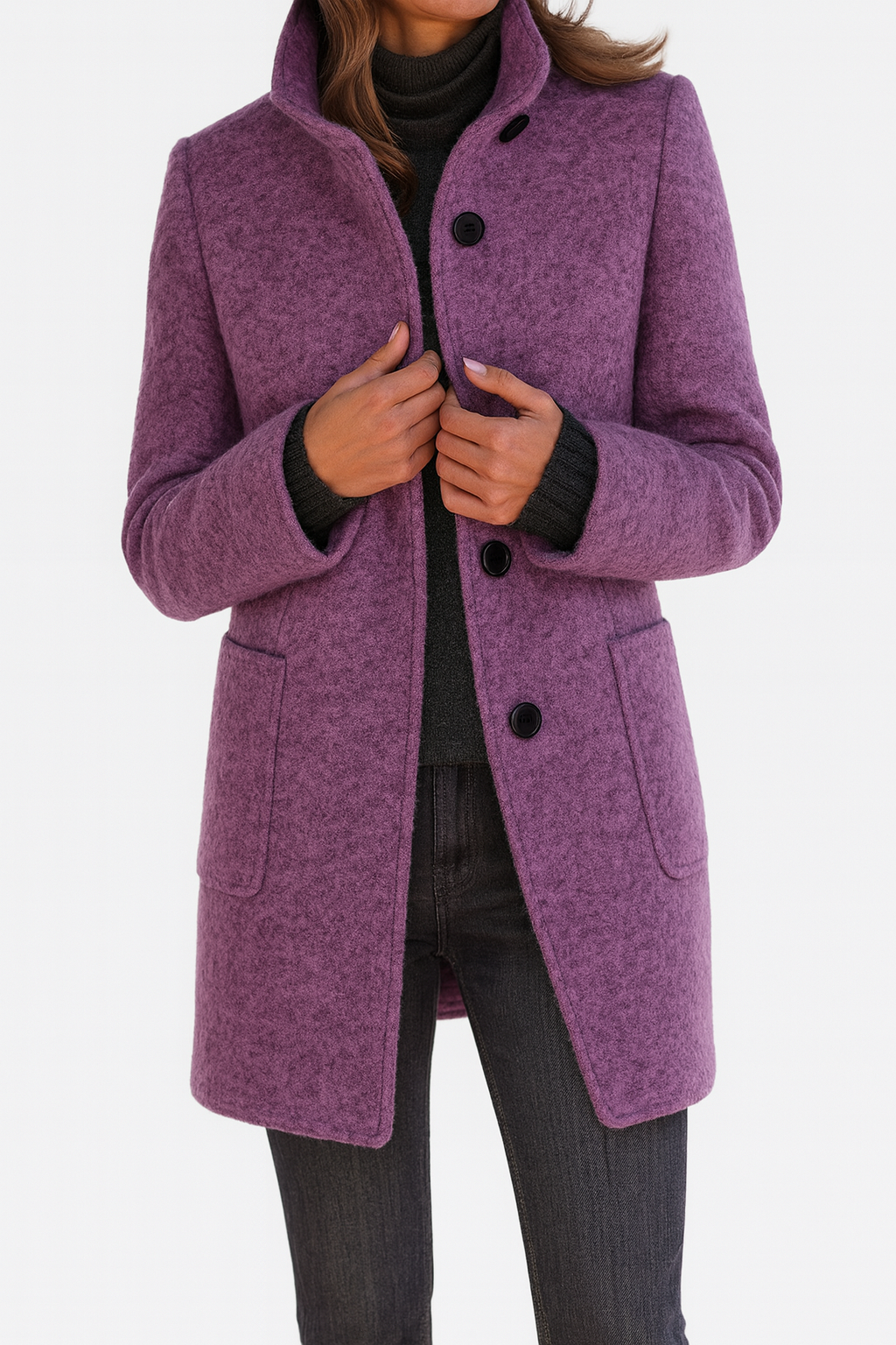 Beatrice Button Coat