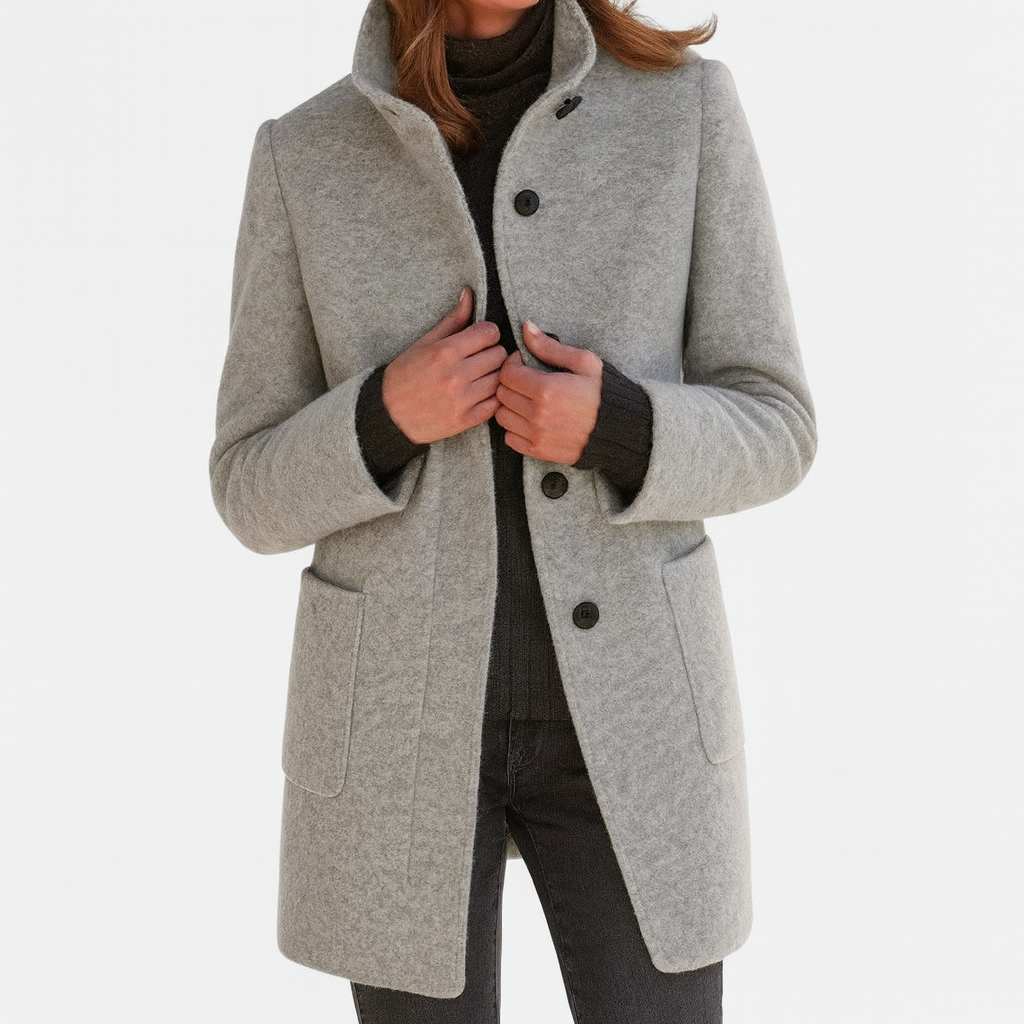 Beatrice Button Coat