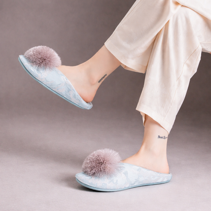 Isla Embroidered Slippers
