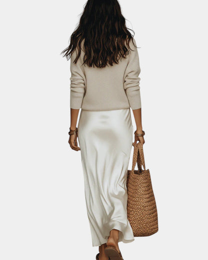 Valen Satin Knit Set
