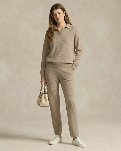 Lucia Knit Polo Set