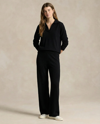 Lucia Knit Polo Set