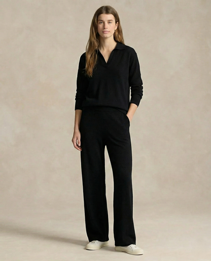 Lucia Knit Polo Set