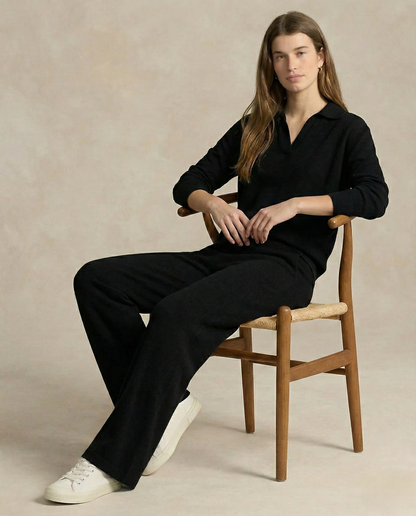 Lucia Knit Polo Set